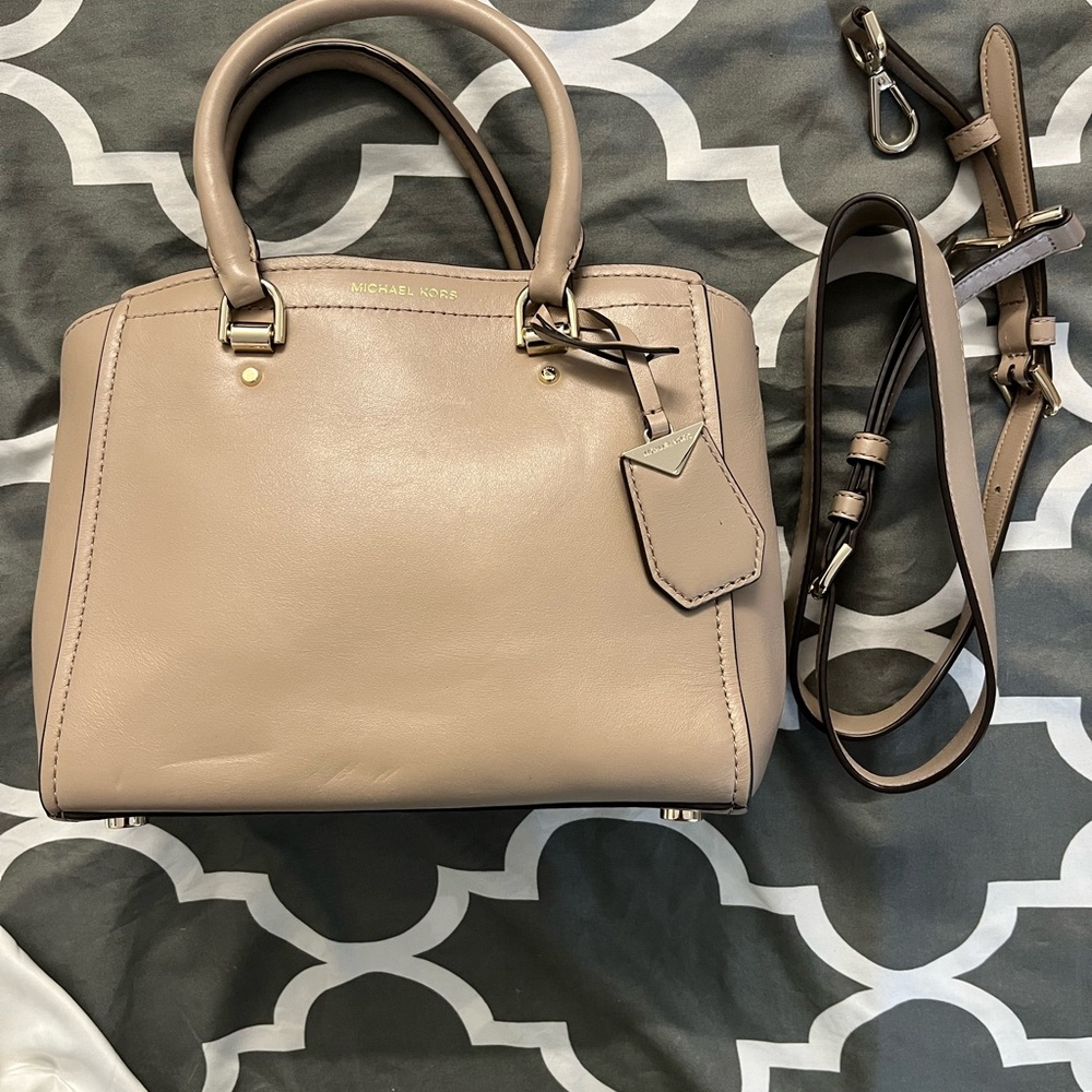 Michael Kors Tan Leather Handbag